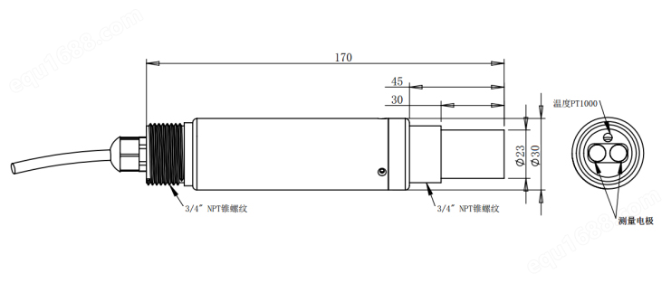 WCD3414水质电导率传感器